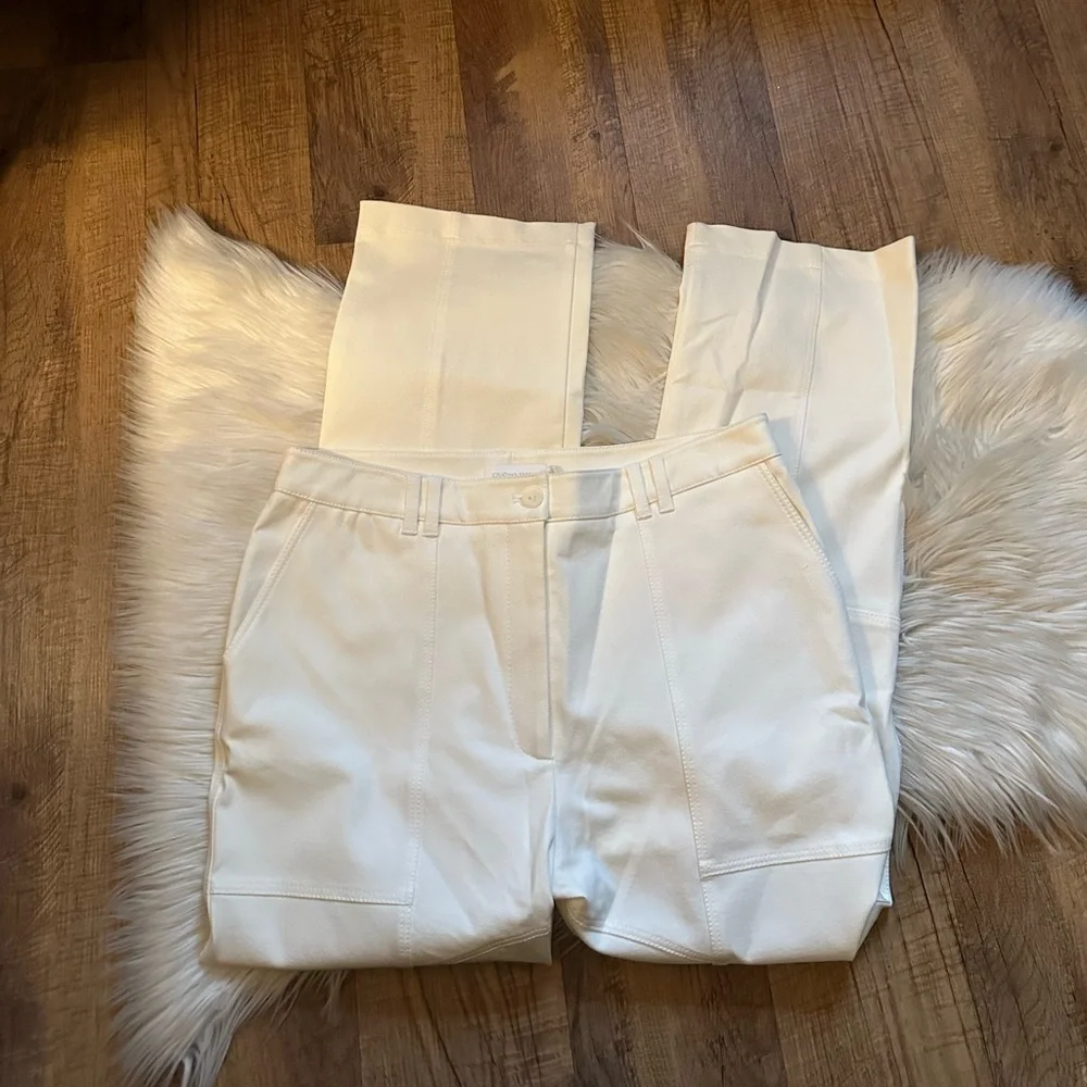 JONATHAN SIMKHAI Jesslyn Pant In Cream